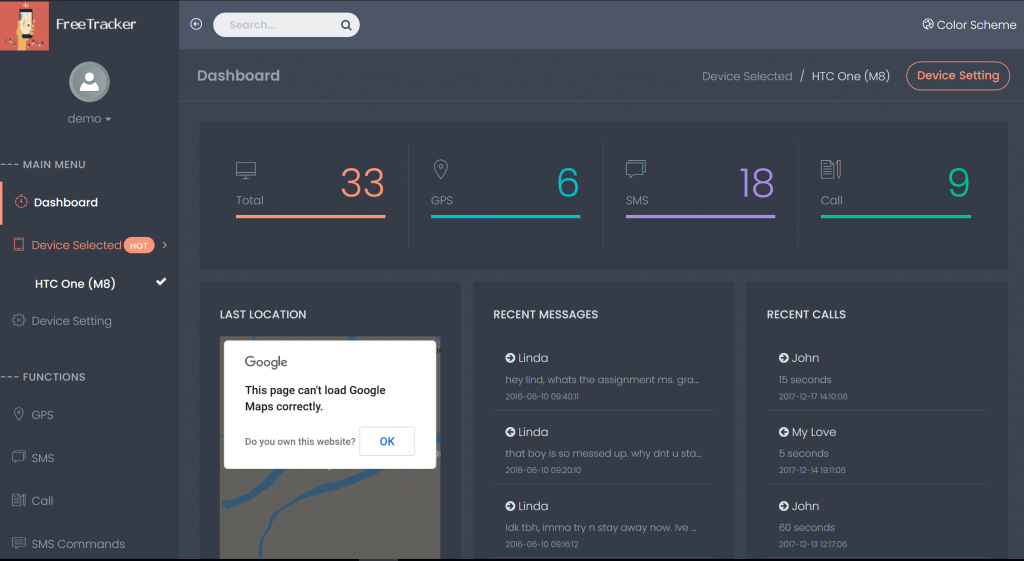 Way 3: Hack A Phone using FreeTracking